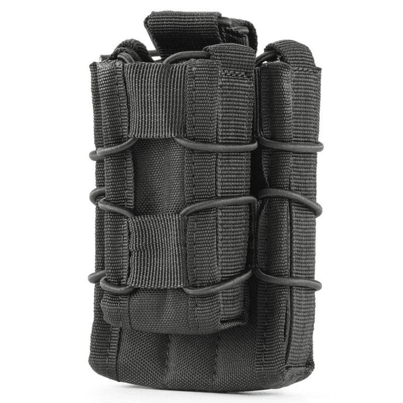 ZANLURE Twice Magazine Pouch Molle Holder Accessory Bag Tactical Bag for Camping Hunting - MRSLM