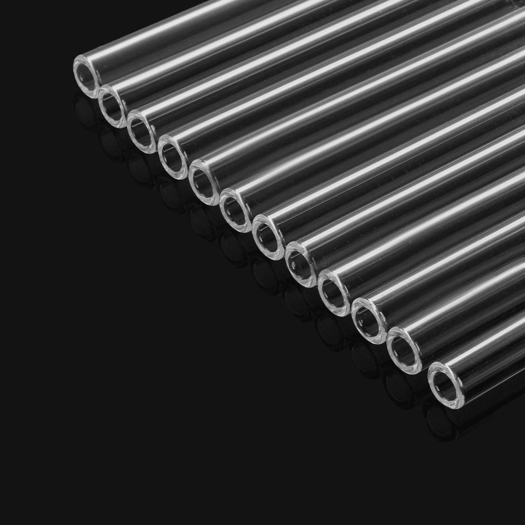 12Pcs Glass Tubing Borosilicate Pyrex Blowing Tubes Transparent - MRSLM