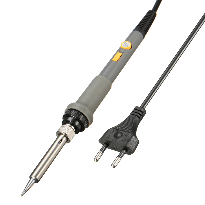 60W 220-230V Thermostat Adjustable Electric Soldering Iron Welding Tools Set EU Plug - MRSLM