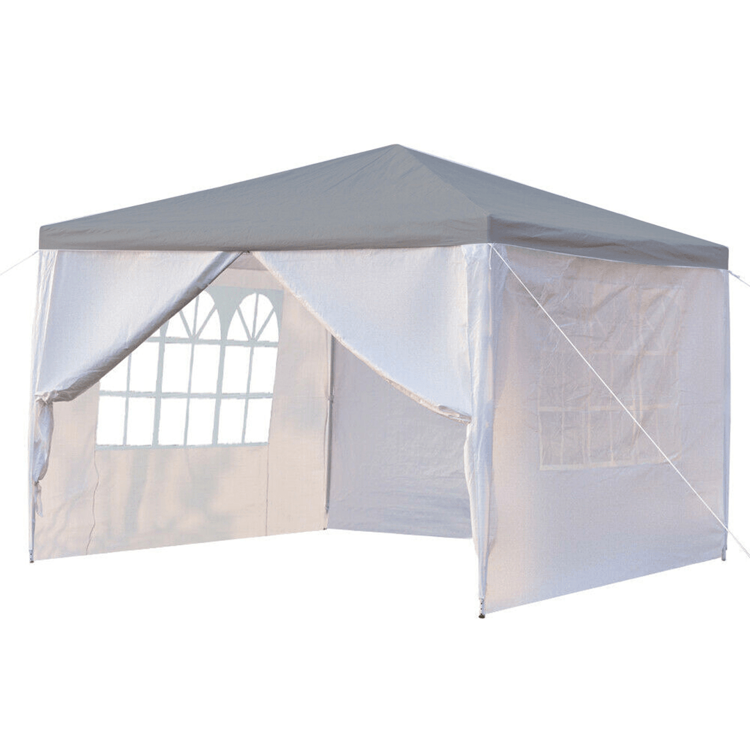 3X3M Oxford Cloth 4 Side Walls Party Tent Walls Side Waterproof Garden Patio Outdoor Sunshade Shelter Sidewall - MRSLM