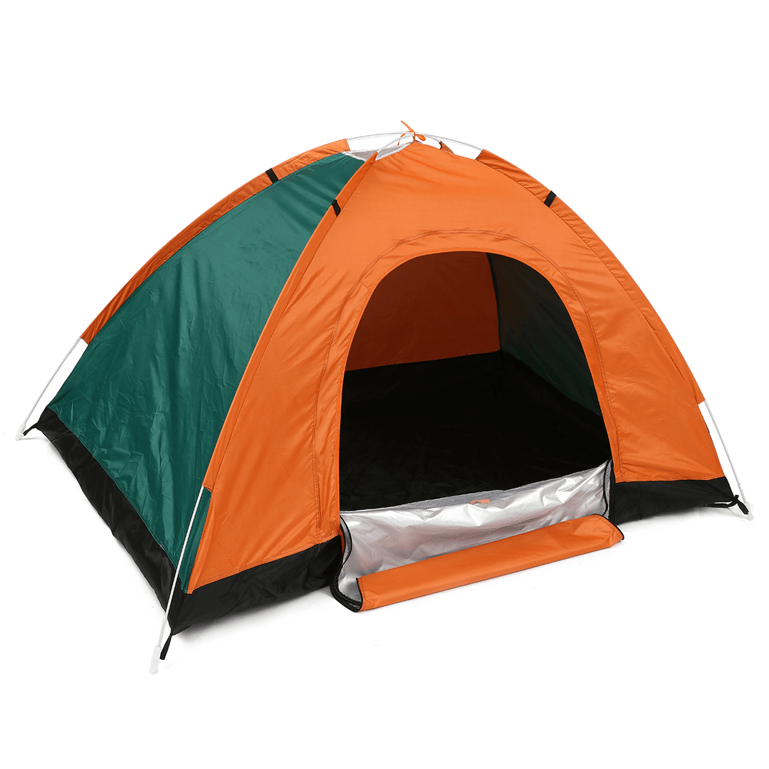 Portable Double Door Folding Tent 2-3People Waterproof Fully Automatic Tent Outdoor Camping Hiking Traveling Tent Sunshade - MRSLM