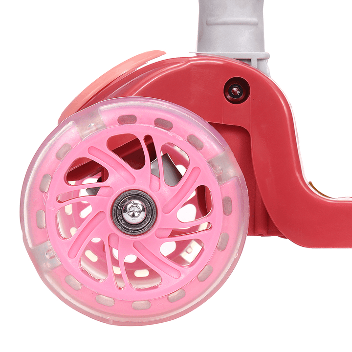 Kid Scooter Adjustable Height with 3 Luminous Wheel for 2-7 Years Old Children Gift - MRSLM