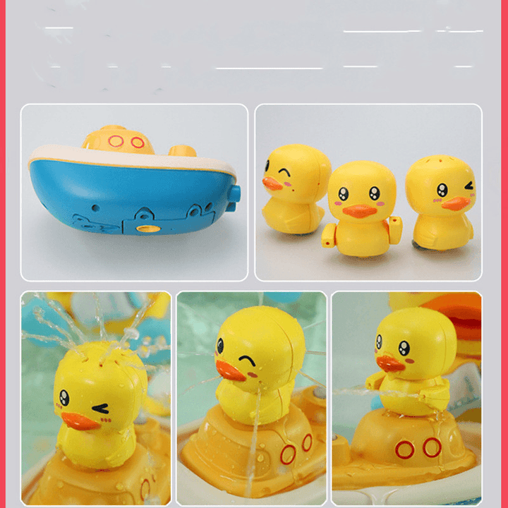 Summer Electric Water Jet Pirate Duck Baby Bath Toy - MRSLM