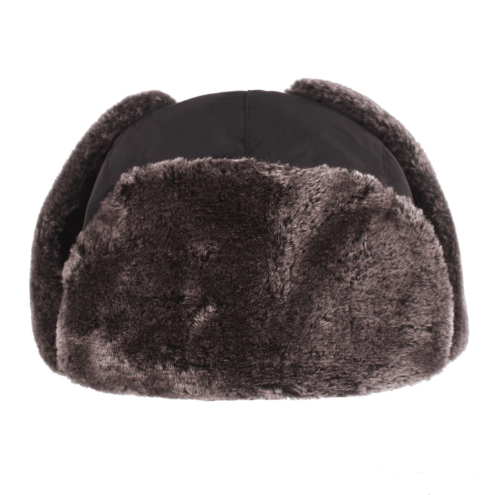 Men'S Thickened plus Velvet Ear Protection Hat - MRSLM