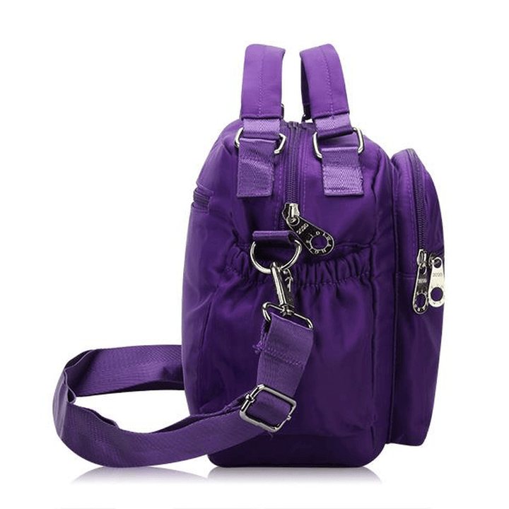 Women Nylon Waterproof Bags Girls Casual Shoulder Bags Outdoor Crossbody Bags - MRSLM