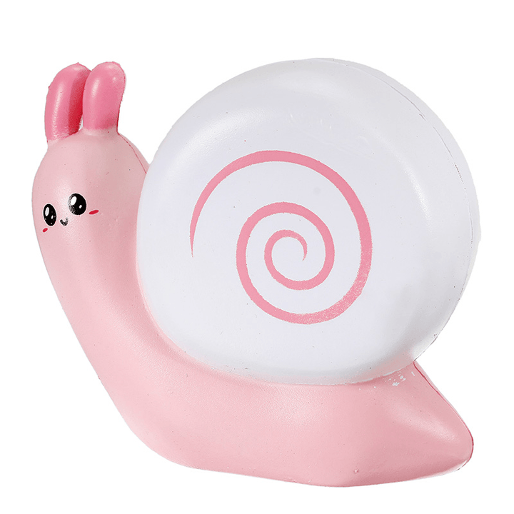 Squishy Snail Pink Blue Jumo 12Cm Slow Rising with Packaging Collection Gift Decor Toy - MRSLM