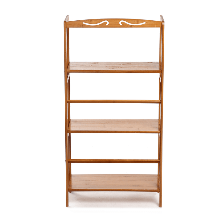 3 Layers 50/70Cm Wood Holder Bookshelf Space Saving Floor Bookcase for Creative Modern Small Home Decoration - MRSLM