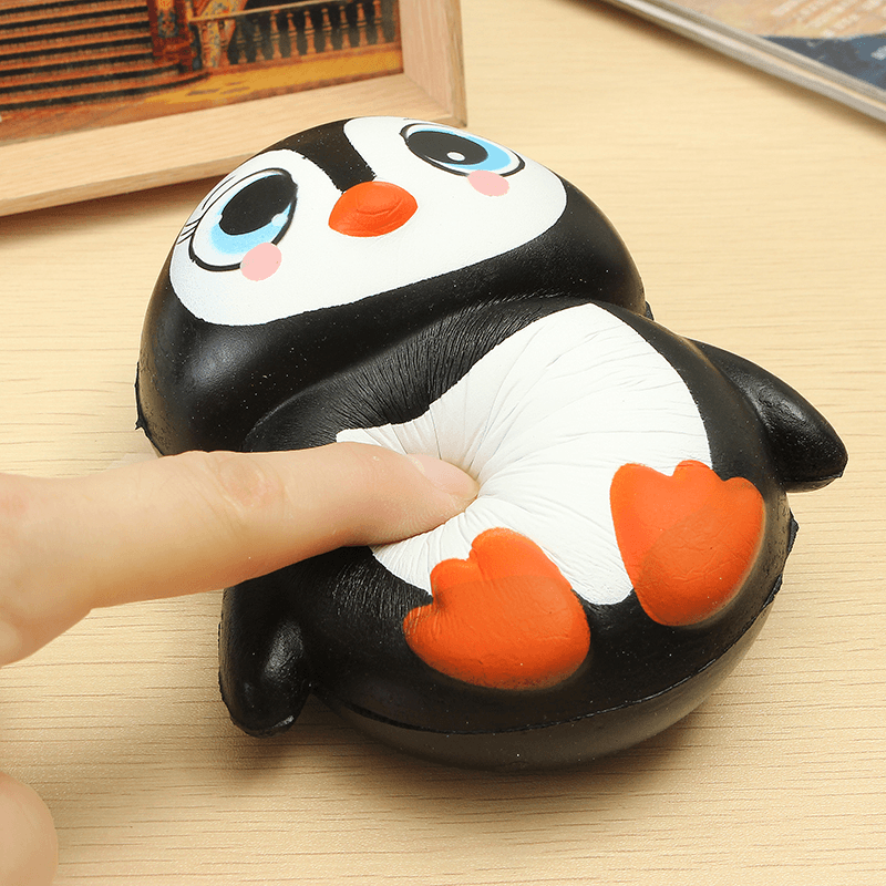 Squishy Penguin Jumbo 13Cm Slow Rising Soft Kawaii Cute Collection Gift Decor Toy - MRSLM