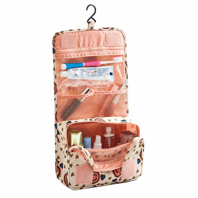 Honana BX-111 Waterproof Travel Wash Cosmetic Bag Compact Cube Pouch Storage Bag Mesh Organizer - MRSLM