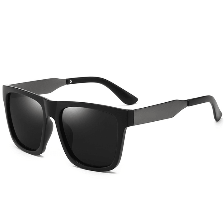 Fashionable Polarized Sunglasses Men'S Retro Box Driving Sunglasses - MRSLM