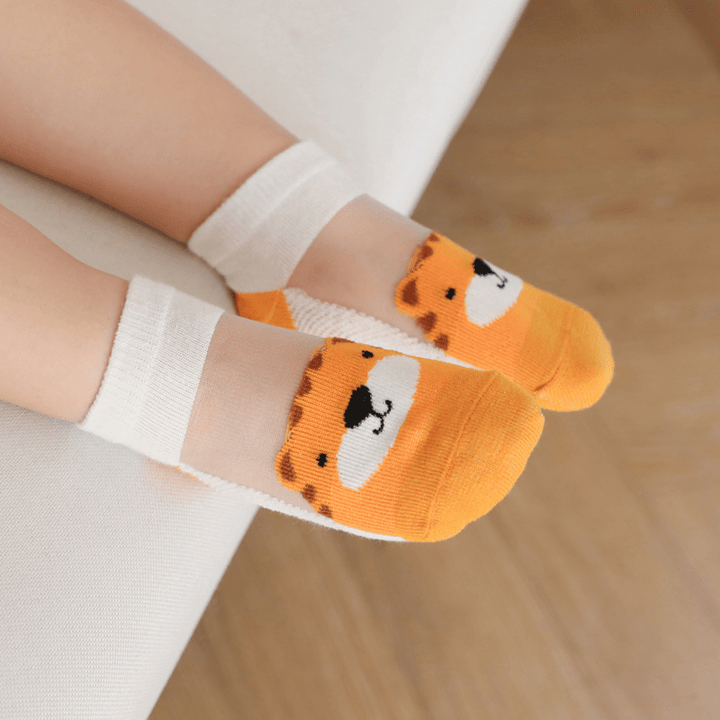 5 Pairs of Children Socks-Cute Animals - MRSLM