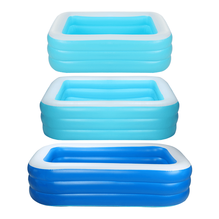 Three Layer Family Swimming Pool Summer Inflatable Pools Outdoor Garden - MRSLM