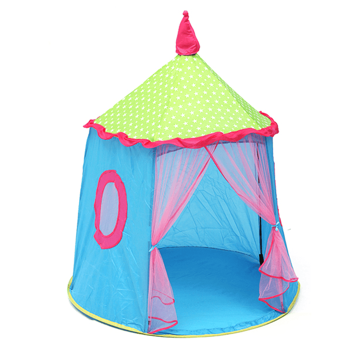 137 X 140CM Portable Princess Tent Indoor Outdoor Children Toy Mini Wigwam - MRSLM