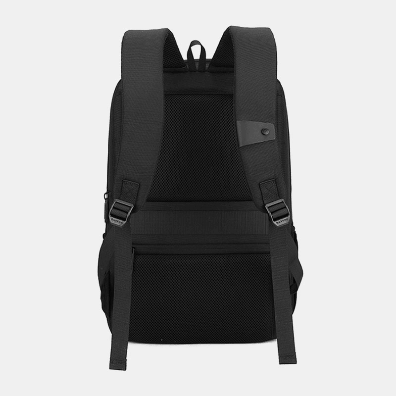 Men Large Capacity Casual Backpack with USB Charging Port & Audio Port - MRSLM