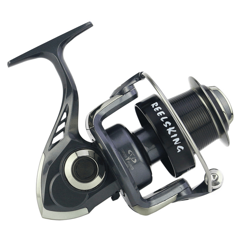 ZANLURE MR4000-7000 5.2:1 13+1BB Gapless Full Metal Distant Wheel Spinning Fishing Reel - MRSLM