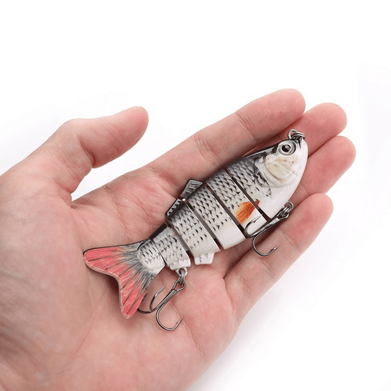 ZANLURE 10Cm 15G Corrosion Resistant Freshwater and Seawater Universal Simulation Bait Multi-Section Lures Submerged Fishing Lures Fishing Lures - MRSLM