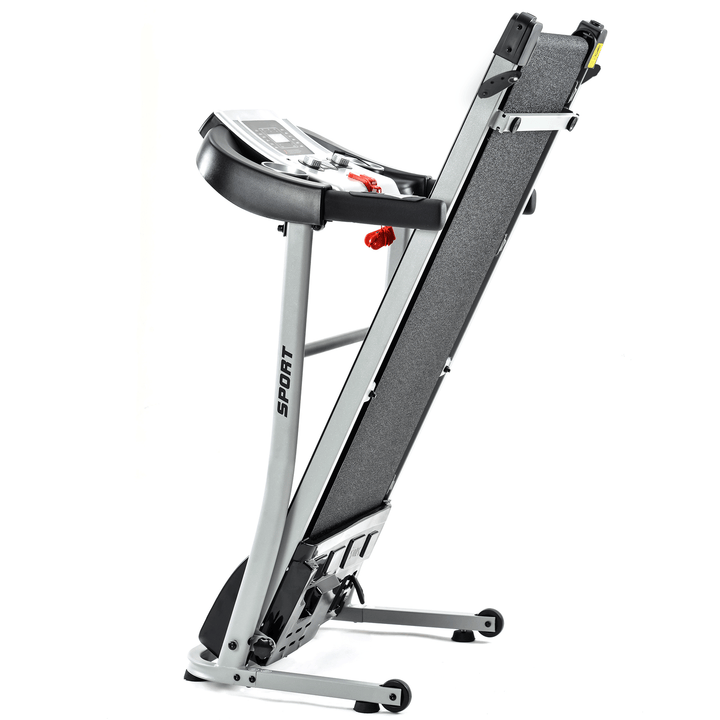 [USA Direct] Folding Treadmill 3 Modes 12 Automatic Programs 0.8-12Km/H Exercise Running Machines with Safety Lock LCD Monitor Home Gym - MRSLM