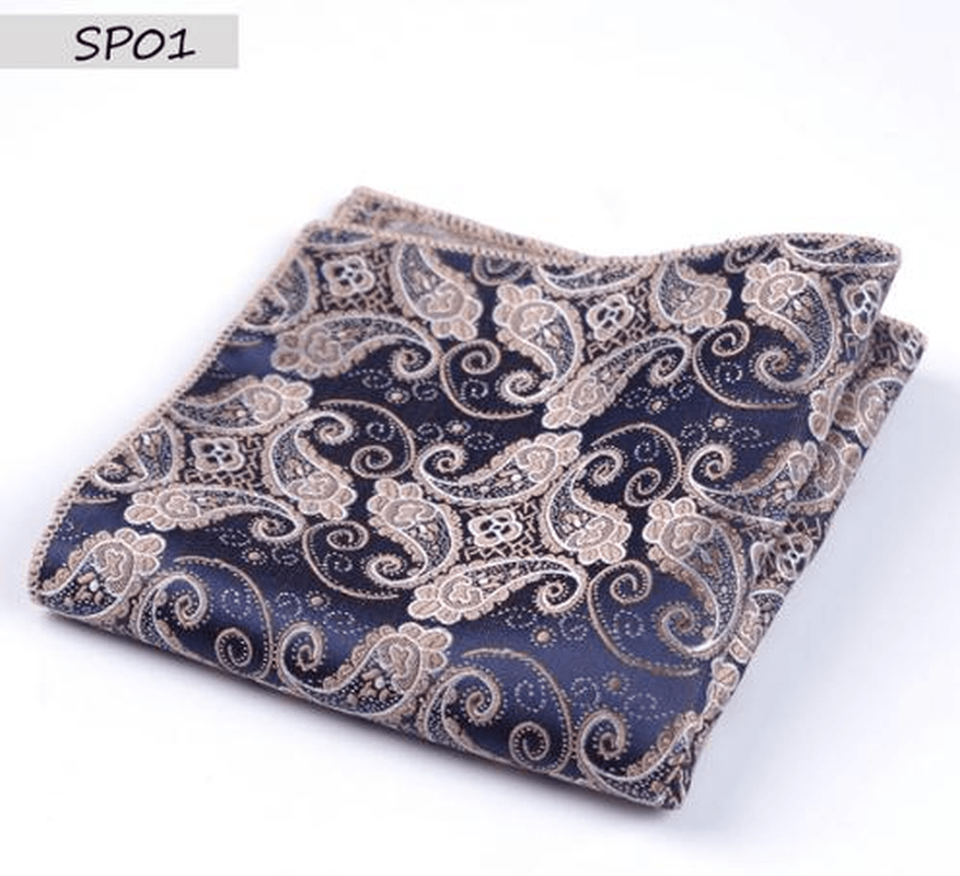 New Cravat Hankerchief Practical Hankies Men'S Pocket Print - MRSLM