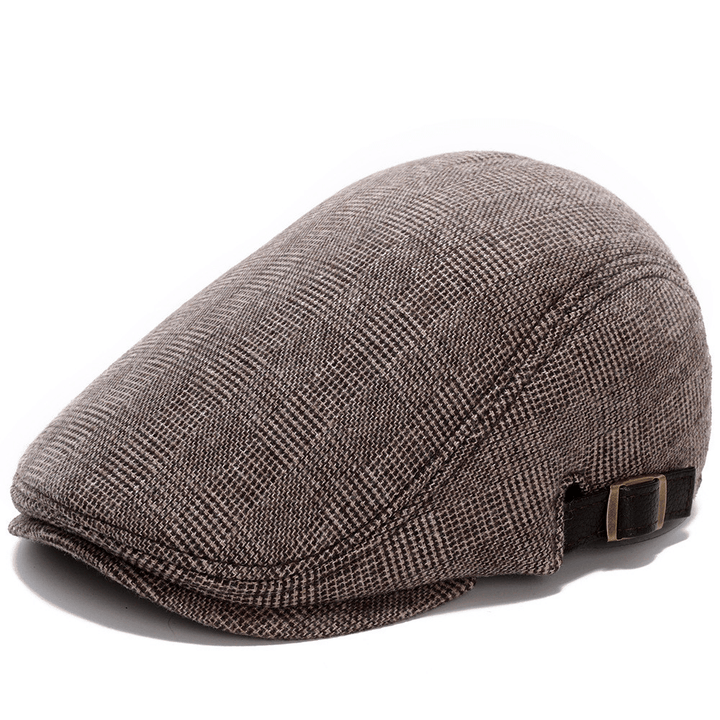 Outdoor Autumn and Winter Woolen Hat Men'S Beret - MRSLM