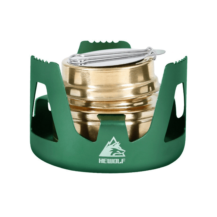 Hewolf HW-1836 Outdoor Portable Alcohol Cooking Stove Mini Burner Furnace Camping Picnic - MRSLM