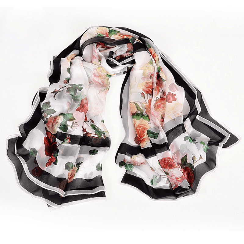 New Style Mulberry Silk Long Silk Scarf - MRSLM