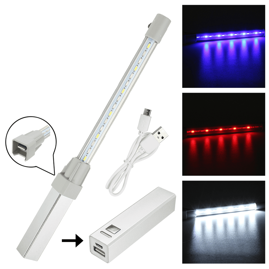 Outdooors Camping 5V/1A Led Light Bar Tent Emergency Warning Lamp Color Change - MRSLM