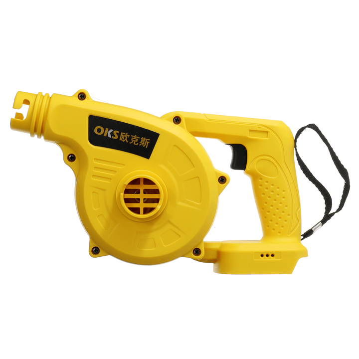 110-220V Cordless Handheld Electric Blower Air Vacuum Dust Leaf Cleaner Sweeper One Lithium Battery - MRSLM