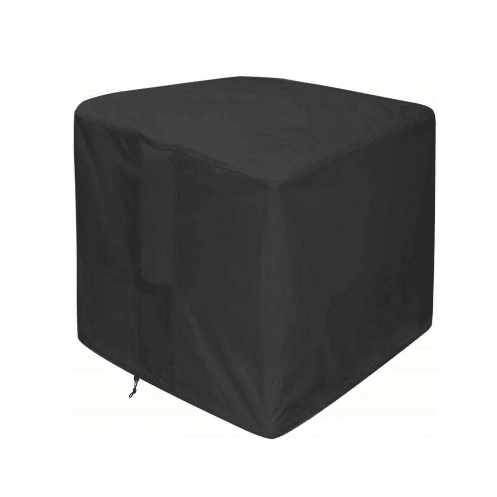 30~50" Oxford Cloth Fire Pit Cover Patio Square Table Cover Grill BBQ Gas Waterproof anti Crack UV Protector - MRSLM