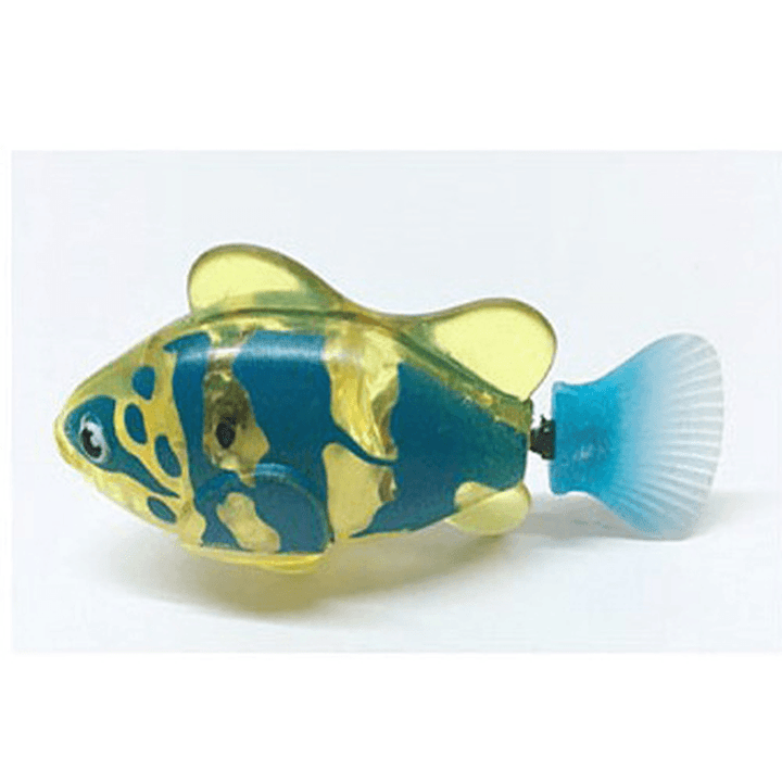 Baby Summer Bath Toy Magic Light Induction Swimming Fish - MRSLM