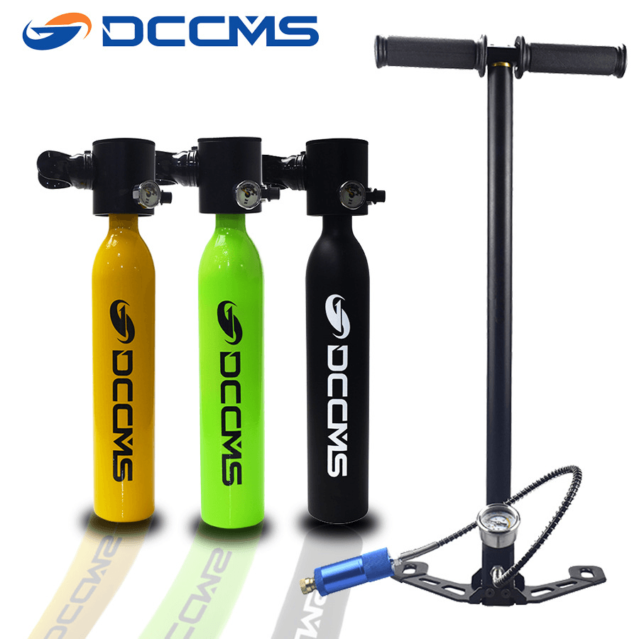 2X0.5L DCCMS 10Pcs/Set Mini Scuba Diving Tank Portable Air Oxygen Cylinder Tank Divers Spare Equipment Underwater Diving Set - MRSLM