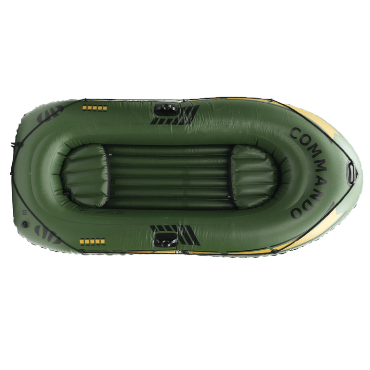 2 3 Persons PVC Inflatable Boat Rubber Dinghy for Kayaking Canoeing Rafting Fishing - MRSLM