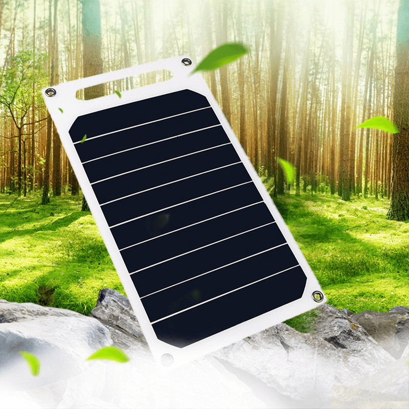 LEORY 5V 10W DIY Solar Panel Slim Light USB Battery Charger Portable Power Bank Pad Universal Kit Complete Phone Lighting Car - MRSLM