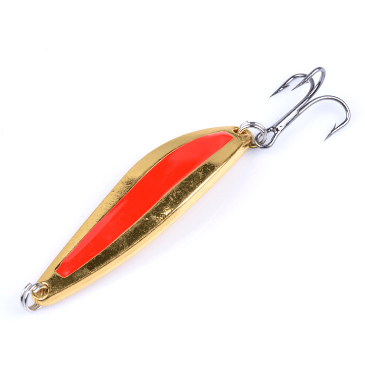 ZANLURE 4Pcs/Set 4.3-5.5Cm 5-10G Fishing Lure Metal Sequins Spoon Hard Baits Fresh Saltwater Fishing - MRSLM