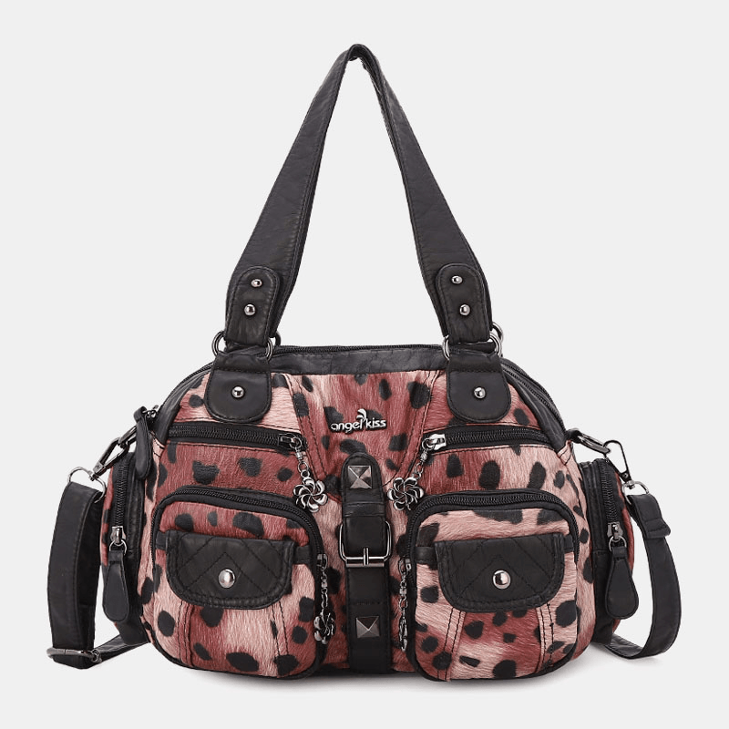 Women Waterproof Animal Pattern Handbag Crossbody Bag - MRSLM