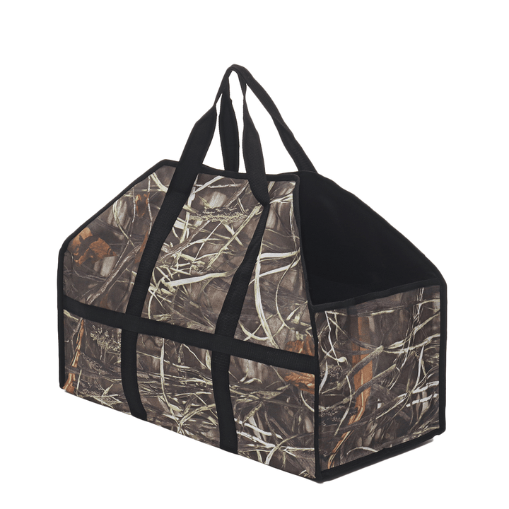 210D Oxford Cloth Firewood Carrier Bag Wood Holder Storage Bag Tote Organizer Outdoor Camping Picnic BBQ - MRSLM