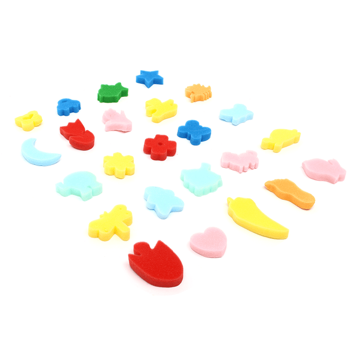 42Pcs DIY Child Painting Tool Kit Roller Mold Sponge Educational Drawing Toys Gift - MRSLM