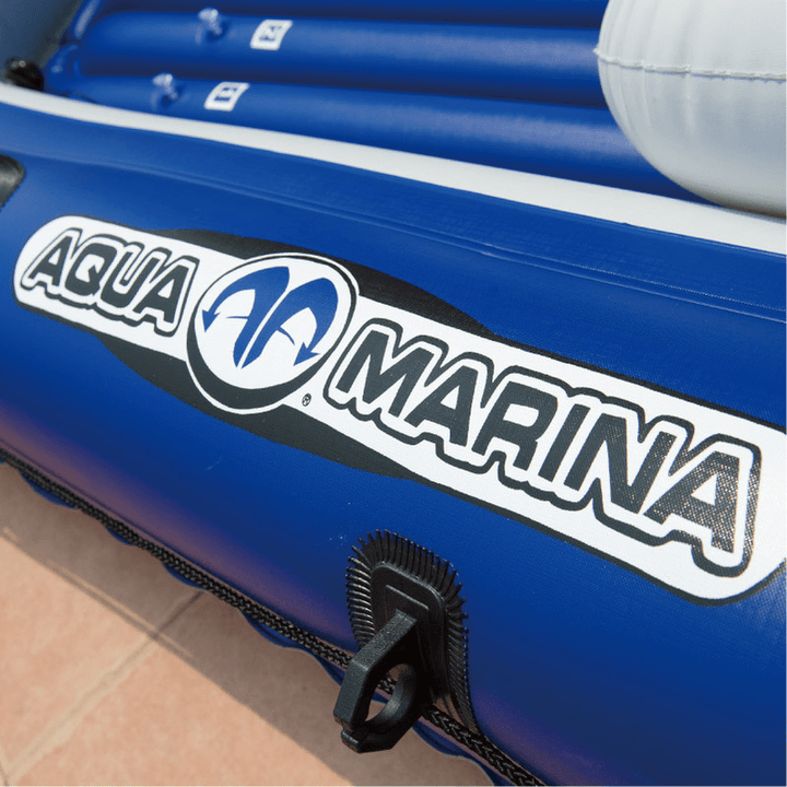 Aqua Marina 2-3 Person Max Load 225Kg Inflatable Boat Thick PVC Boat with Paddle Fishing Inflatable Boats - MRSLM