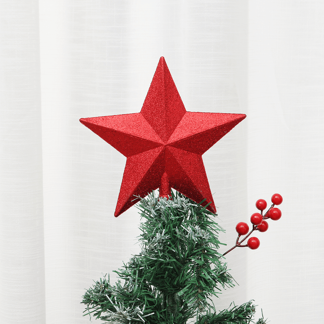 Christmas Tree Top Sparkle Star Glittering Hanging Christmas Tree Topper Decoration Ornaments Home Decor - MRSLM