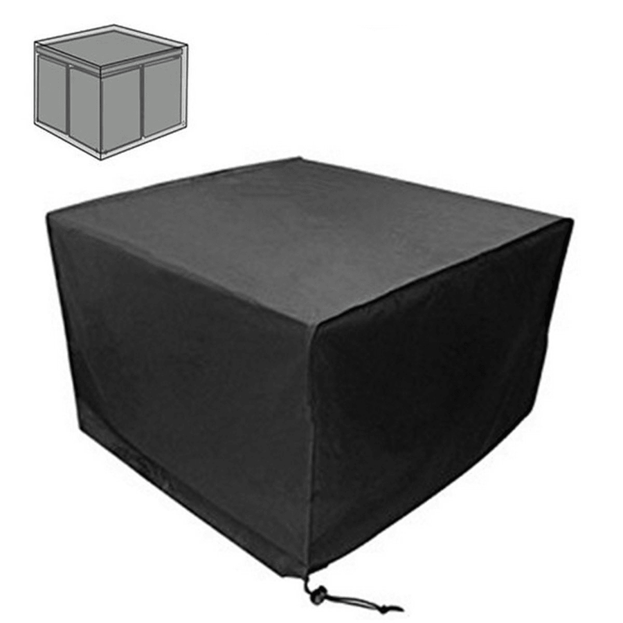 Ipree® 160X160X84Cm Outdoor Garden Patio Waterproof Cube Table Furniture Cover Shelter Protection - MRSLM