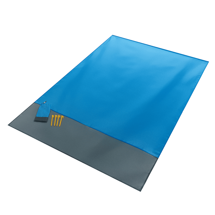 140X200Cm Folding Beach Mat Picnic Mat Waterproof Outdoor Camping Travel Polyester Mat - MRSLM