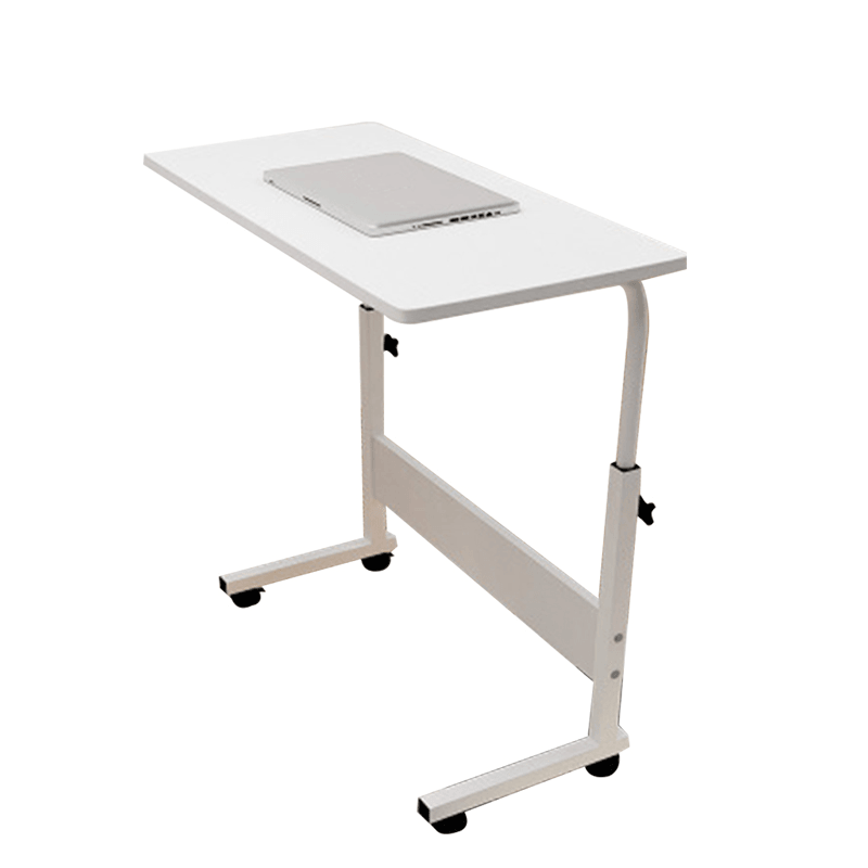 80Cm/60Cmx40Cm Movable Rolling Laptop Desk Table Adjustable Height Bedside Stand - MRSLM