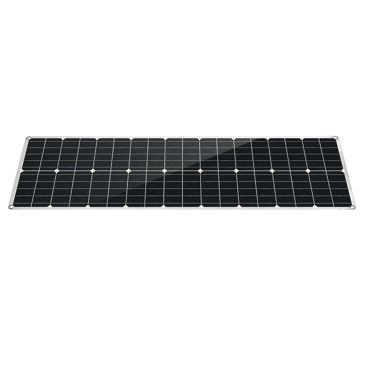 80W PET Flexible Dual USB Solar Panel DC Output Battery Charger Roof Boat Car - MRSLM