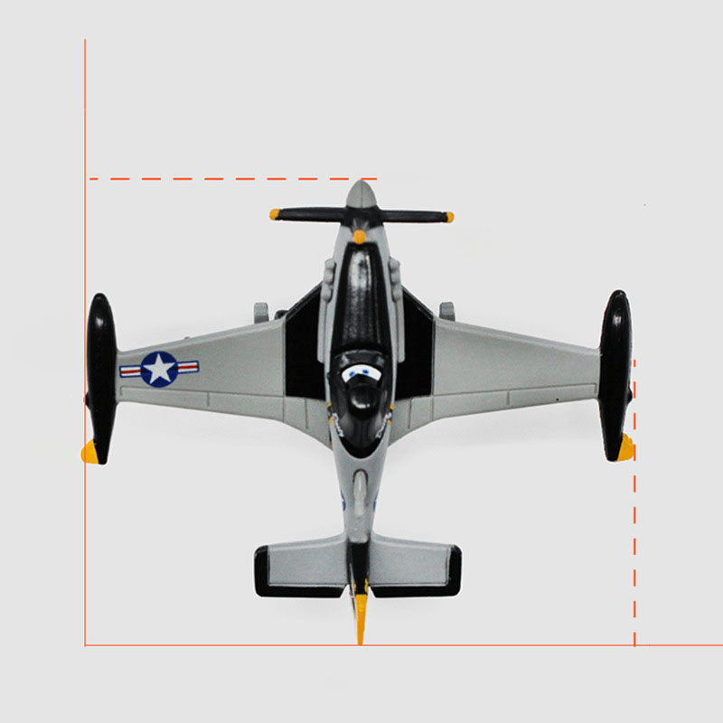 Aircraft General Mobilization Dust Model Alloy Metal Cartoon Datis Children'S Toy Fighter Collection Decoration - MRSLM