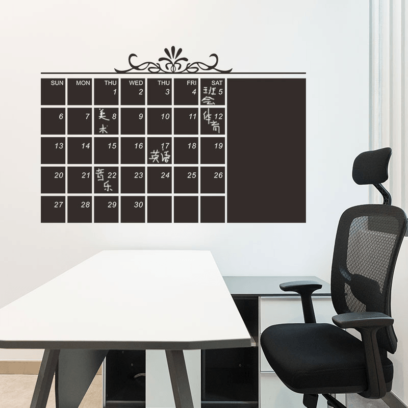 Miico FX210 Blackboard Stickers Wall Sticker Office Kindergarten Calendar Blackboard Stickers Creative Sticker - MRSLM