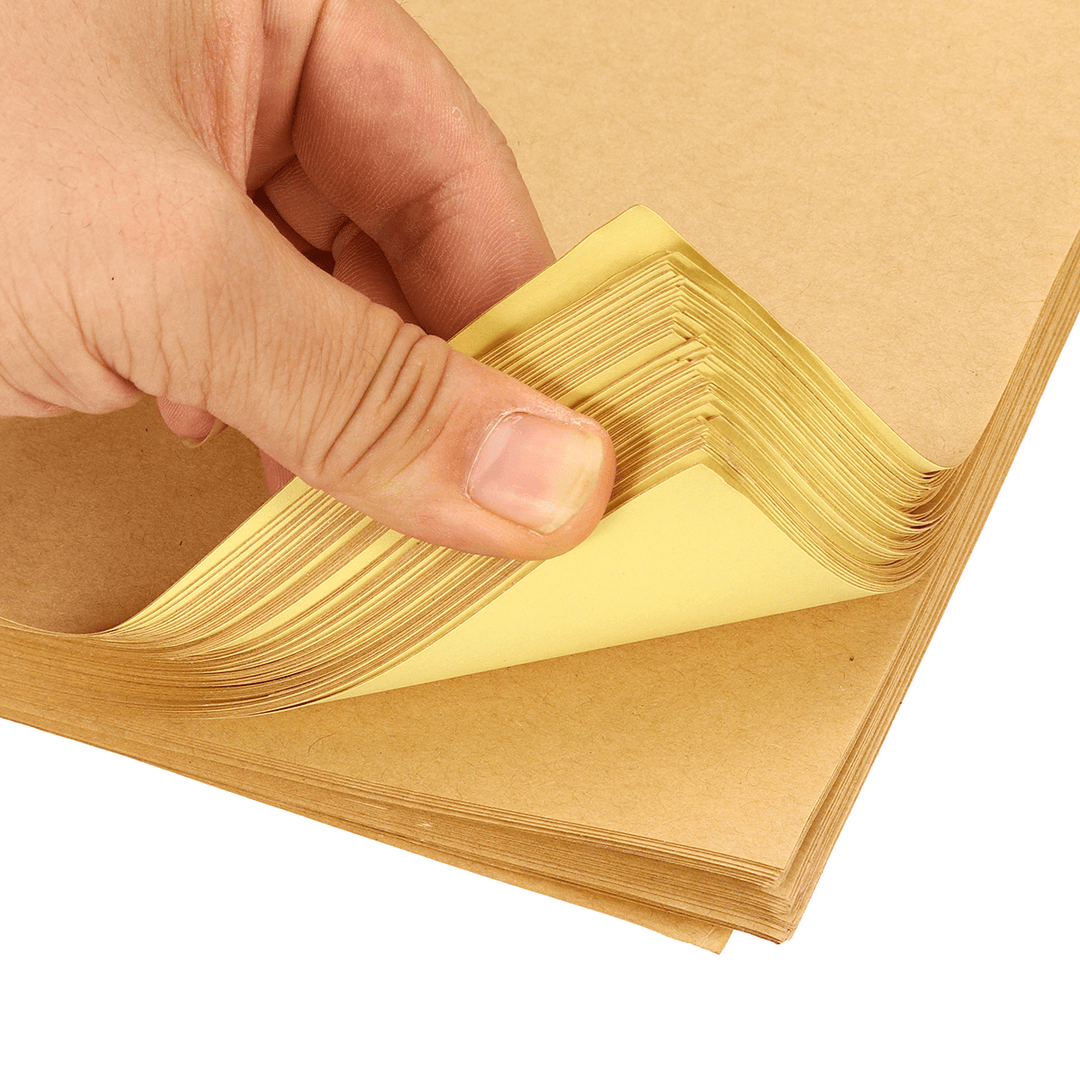 100PCS 21Cm*29.7Cm A4 Kraft Paper Sticker Paper Sticker - MRSLM