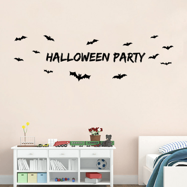 Miico AW9352 Halloween Wall Sticker Removable Sticksrs for Halloween Party Decoration Room Decorations - MRSLM