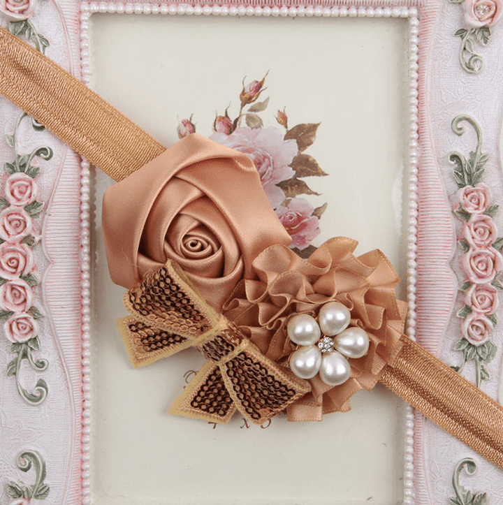 Rose Sequin Bow Headband - MRSLM