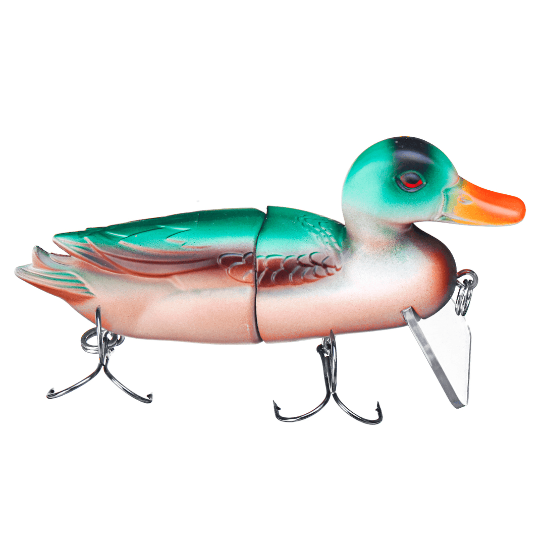 ZANLURE 1PC 15CM 90G Floating Duck Shape Fishing Lure with Hook Topwater Soft Bait Fishing Tackle - MRSLM