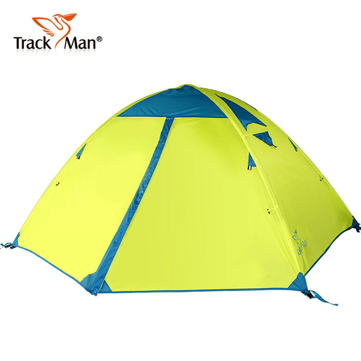 Trackman TM1218 Outdoor 2 Person Camping Tent Double Layers 82.6X55X43.3Inch 3 Season Hiking Tents - MRSLM