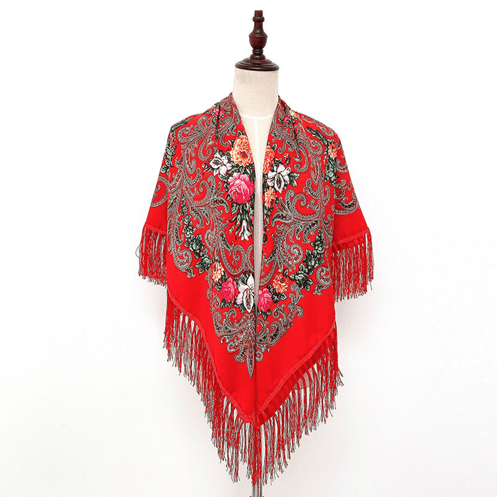 Russian Style Muslim Autumn and Winter Warm Shawl - MRSLM